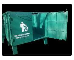 Металлические мусорные контейнера разных видов!