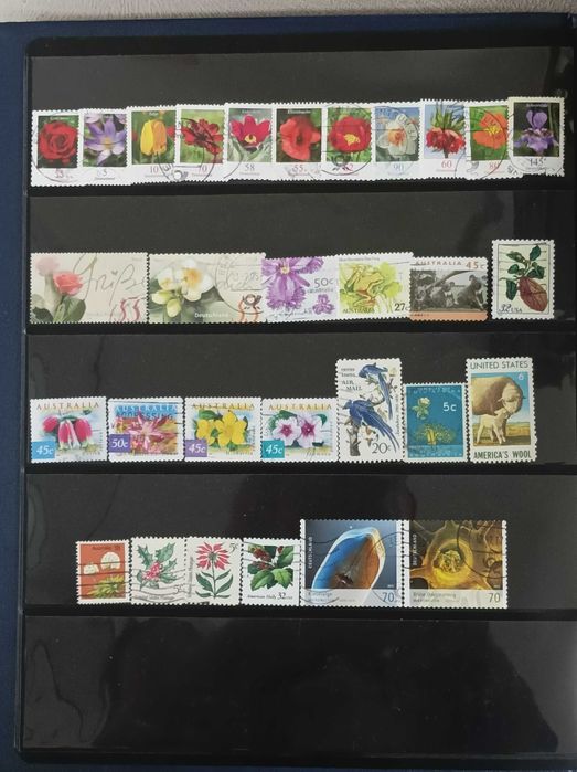Колекции пощенски марки САЩ от Австралия и Н. Зеландия и Флора и фауна