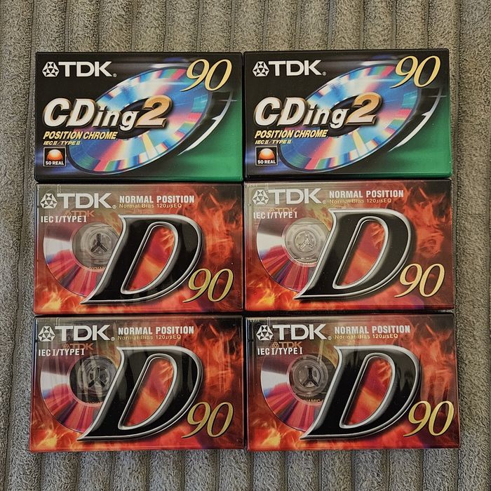 6 Casete Audio TDK