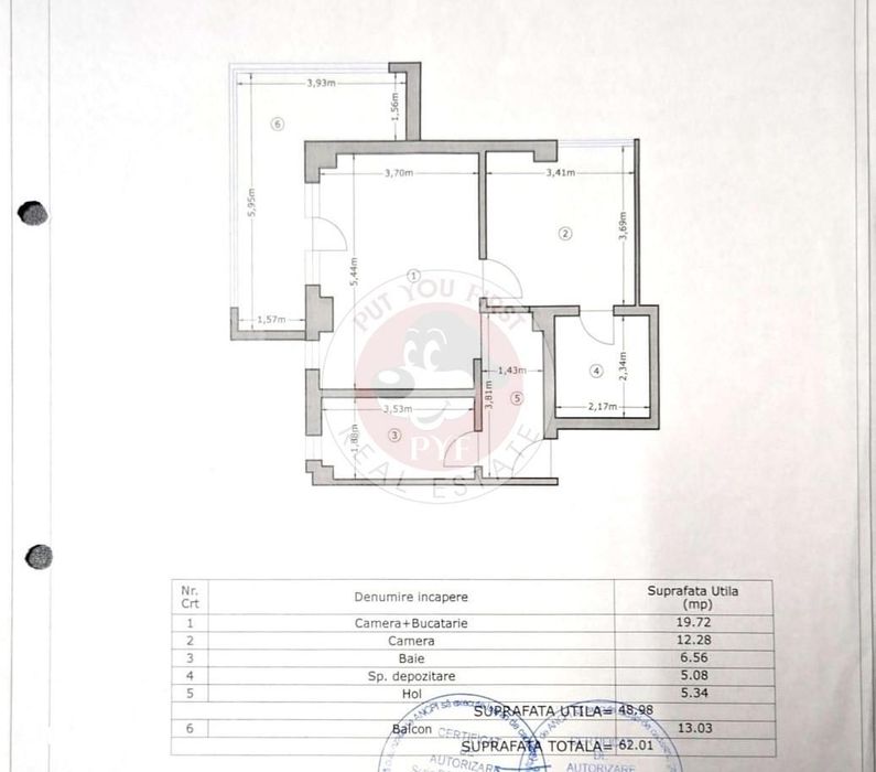 Militari Residence | Apartament 2 camere | 62mp | Decomandat | B10525