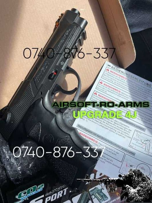 Pistol Airsoft FULL METAL!Calitate.Putere.Precizie Beretta 4,7j 217m/s