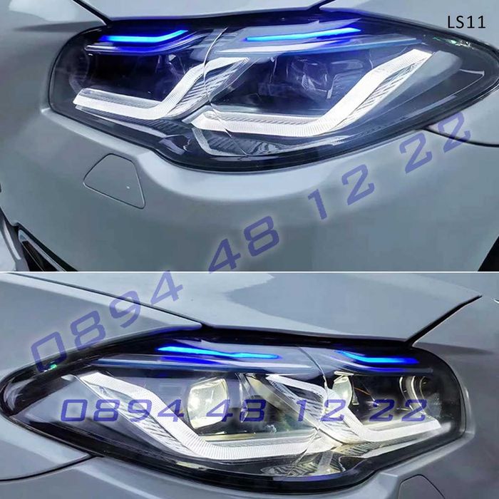 Комплект тунинг LED фарове BMW 5 F10 F11 10-13 визия G серия бмв ф10