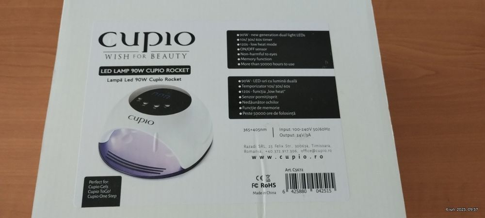 Lampă led Cupio,pentru unghii cu gel!