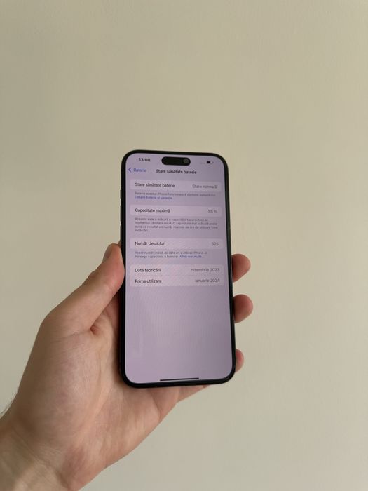 iPhone 15 Pro Max 256gb Blue Titanium