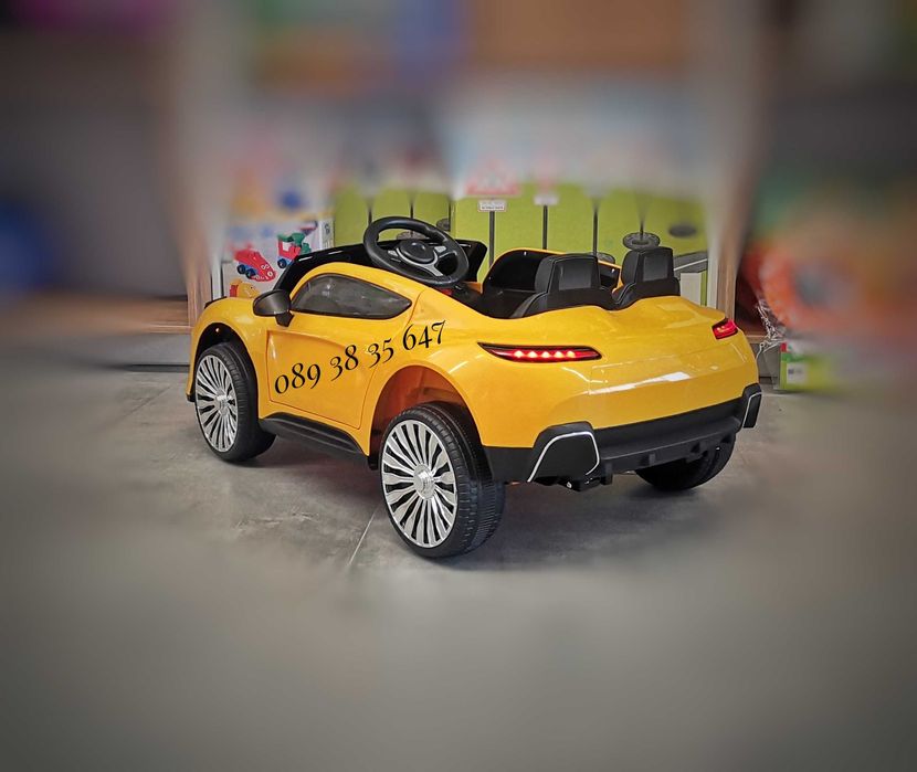 ТОП ЦЕНА!НОВО!Акумулаторна кола DAKOTA YELLOW с 12V батерия,Bluetooth