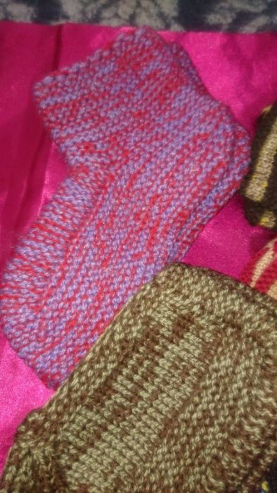 ръчно изплетени дамски терлици