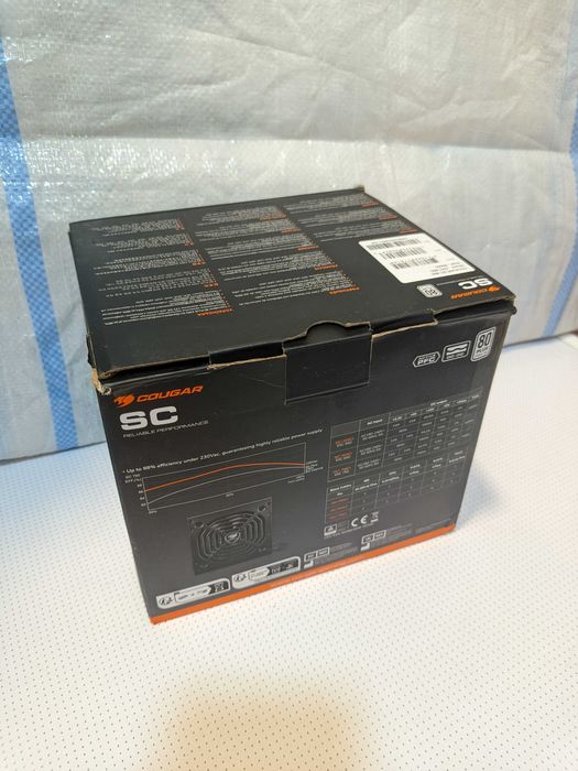 Упаковка коробка от блока Cougar SC 650
