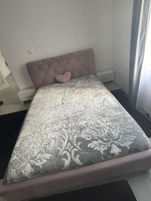 Vand pat  chesterfield cu saltea
