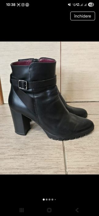 2 perechi ghete dama piele Benvenuti, marime 38