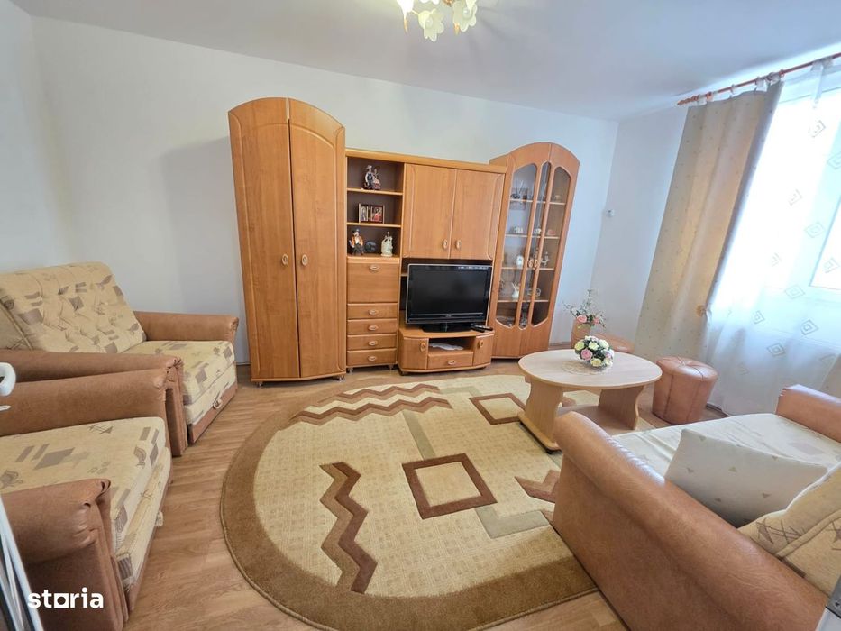 2 camere, zona Smirodava , decomandat, etaj intermediar, mobilat
