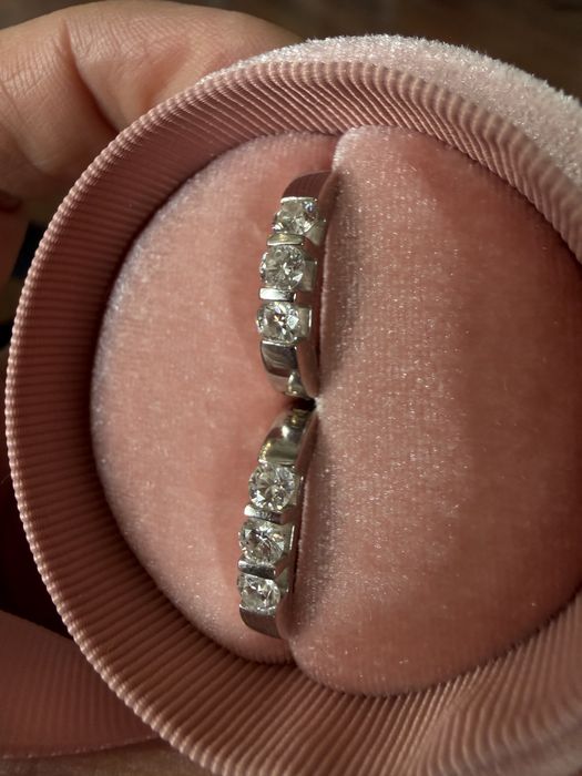 кольцо с бриллиантами / серьги