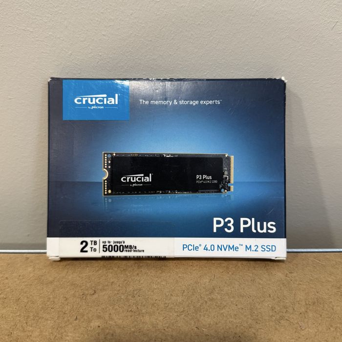 SSD Crucial P3 Plus 2TB, SSD PCIe 4.0 x4, NVMe, M.2 2280