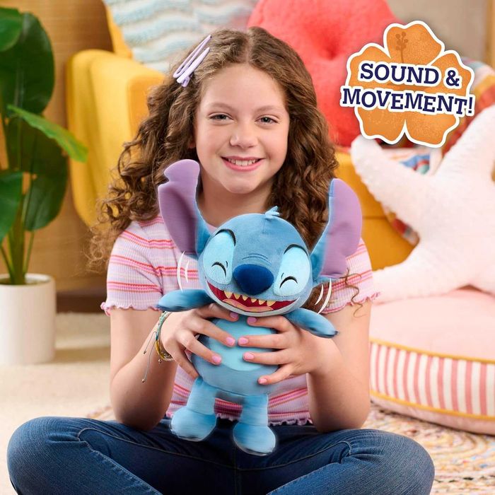Плюшена смееща се играчка Стич Disney Stitch