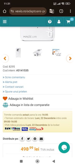 Kit Devolo Magic  Powerline 1200 mb/s