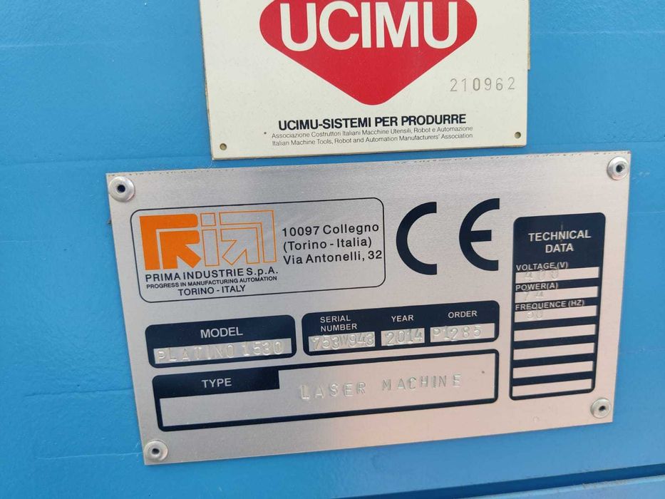 Laser CNC prima power CP3000 - model 2014