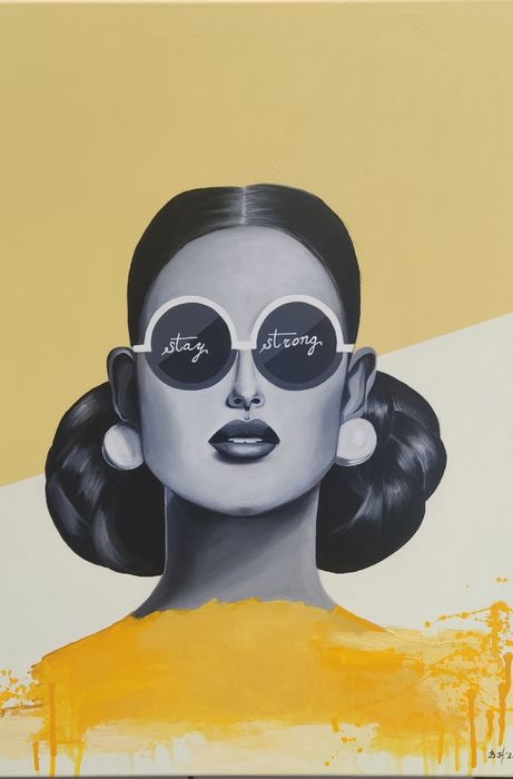 "Stay Strong" поп арт