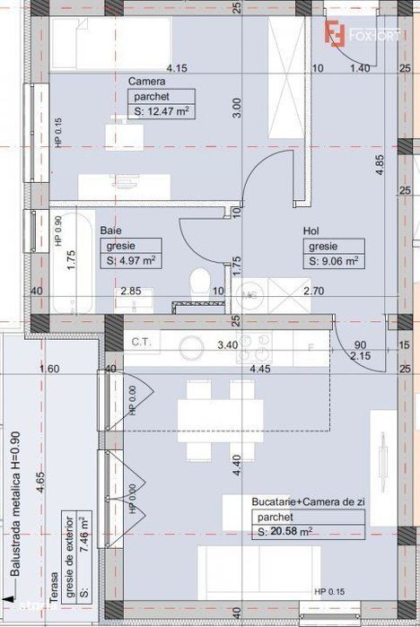 Apartament 2 camere, Etaj 1, LIFT in Giroc, zona Planetelor - ID V2772