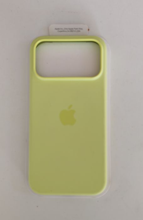 Husa telefon APPLE iPhone 17 Pro Max Silicone Case cu MagSafe - Neon Yellow