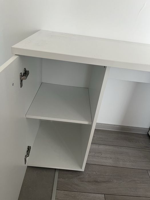 Birou cu sertare si dulap liber 135x50x75.5 cm