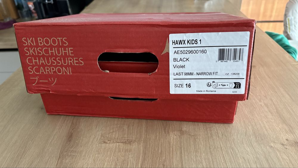 Vand clapari Atomic pentru fetita, marime 25-26 (mondo 15/16).