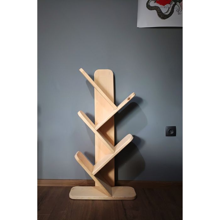 Дървото на знанието Рафт/секция за книги от дърво