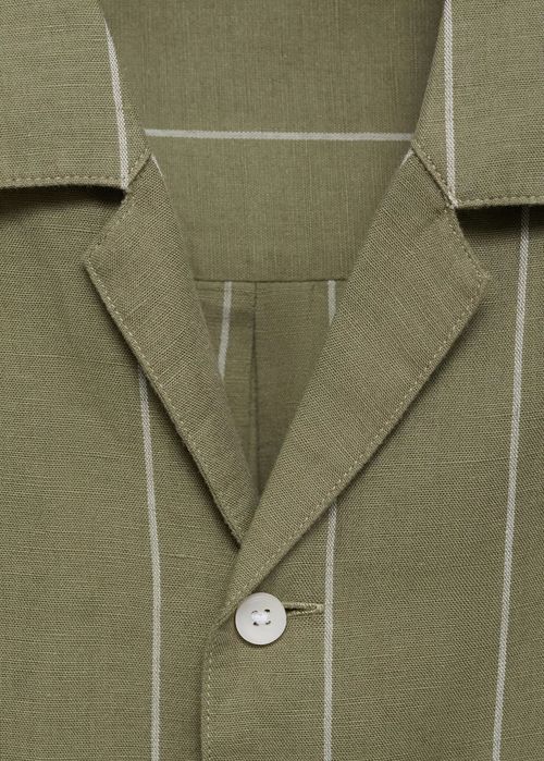 MANGO. Льняная рубашка. Дипломатика.  XXL