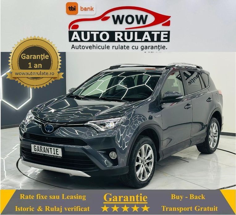 Toyota RAV4 2016 2.5i HYBRID E6  Garantie 12 Luni Rate Avans 0 Doar cu Buletinul