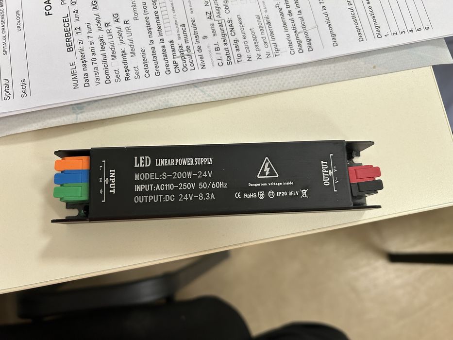 Sursa LED 24V 200W NOUA