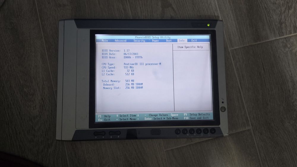 Tableta Fujitsu Siemens Stylistic st4121w de colectie retro