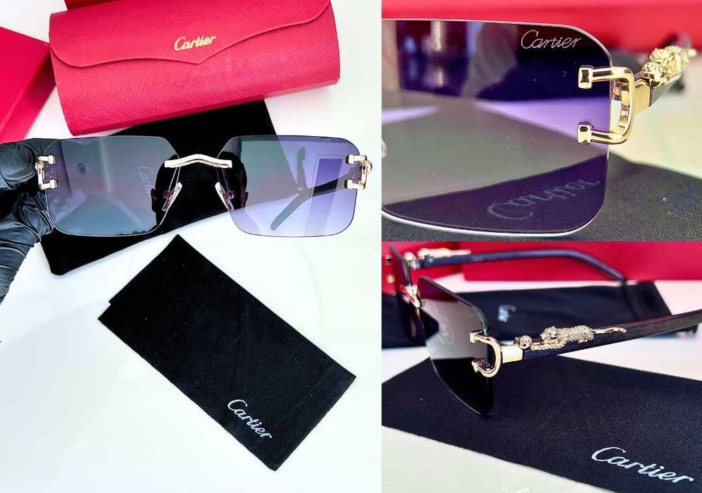 Слънчеви Очила Cartier - НОВИ Унисекс Очила с Ефектна Рамка