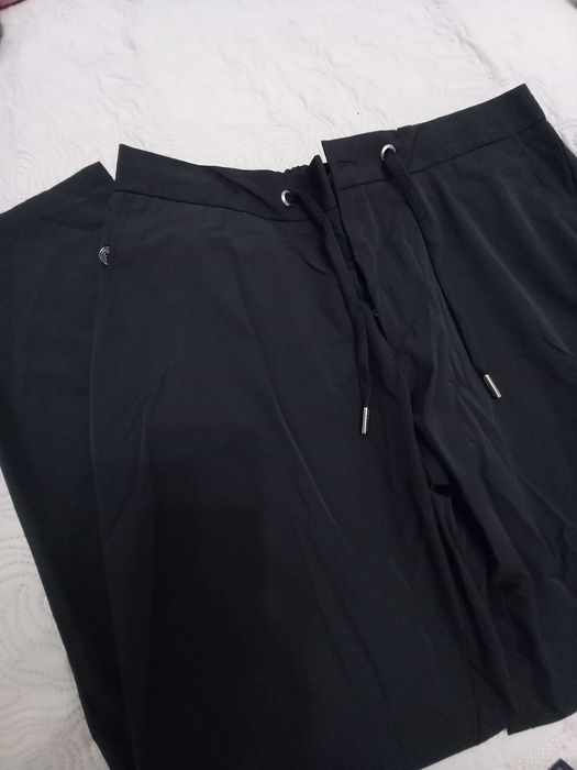 Тъмносин панталон с ластик TEODOR