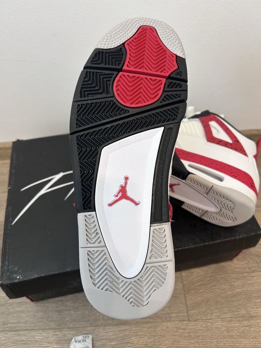 Adidasi Nike Air Jordan 4 Red Cement | Marimile 42, 42.5