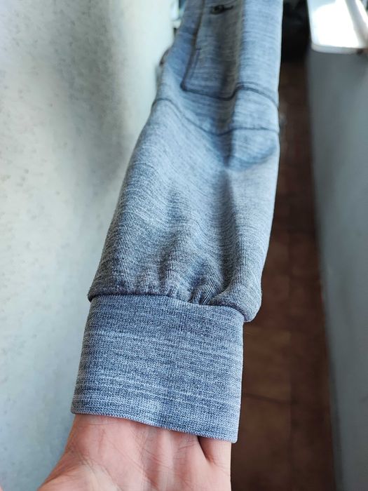 Pulover G-Star Raw gri-albăstrui melanj, bumbac, mărimea M