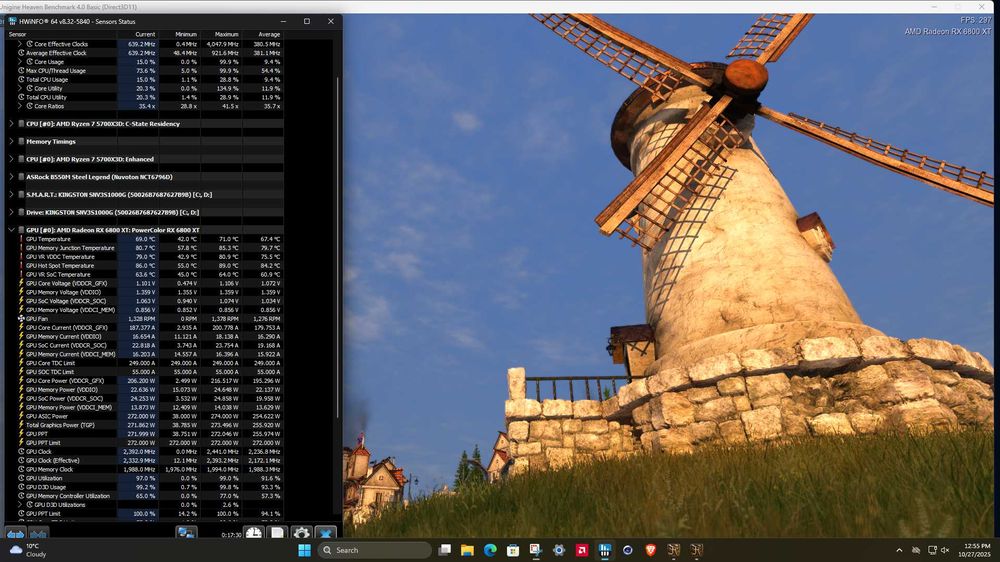 Компютър | Ryzen 7 5700X3D + RX 6800 XT