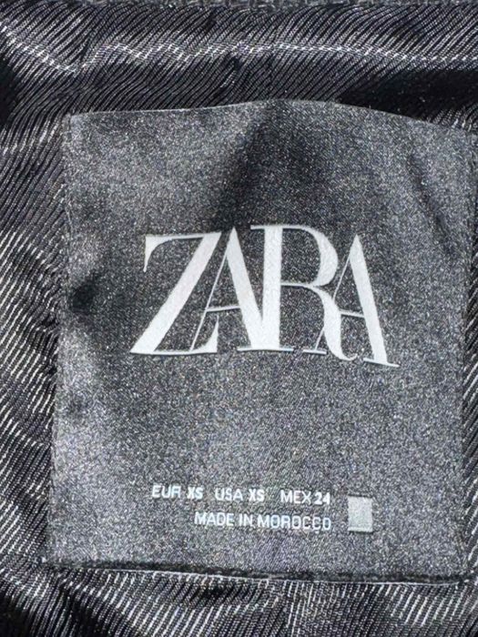 Елегантно черно палто ZARA – XS (става и за S)