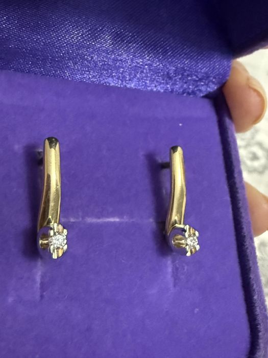 Бриллиантовые серьги