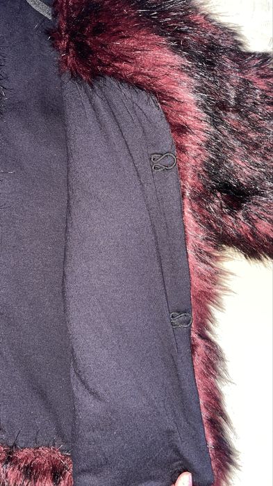 Пухено яке-палто