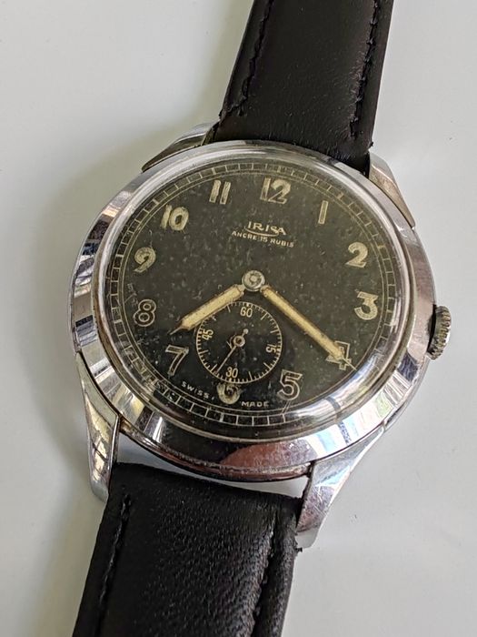 Ceas Irisa Profil Militar Anii'40- 37 mm