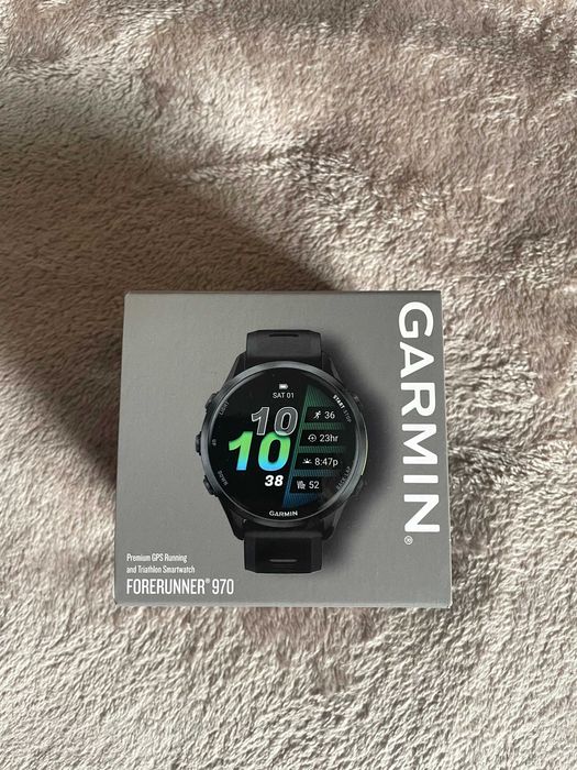 Garmin Forerunner 970 (47mm) Negru - Nou, sigilat
