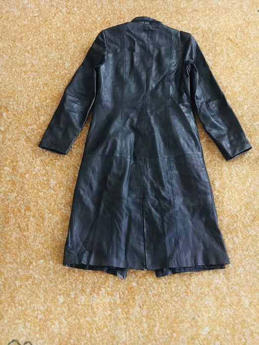 Итальянское кожа плащ пальто DAMLA, подойдёт отлично на Весну и Осень