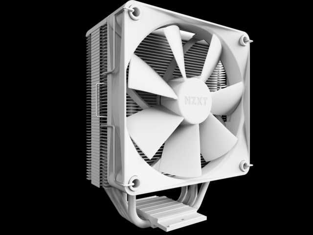 Охлаждане за процесор NZXT T120м, бяло, съвместимо с Intel и AMD
