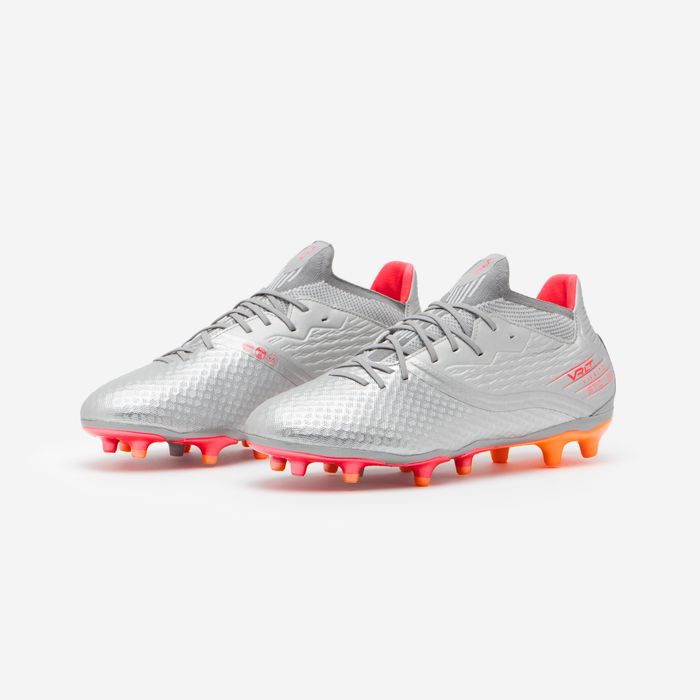 Ghete de fotbal unisex Viralto Iii Fg Gri - produs resigilat Decathlon