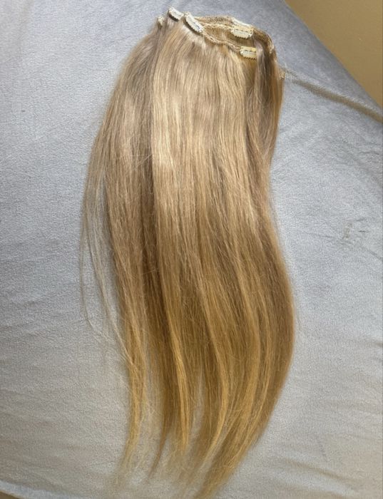 Extensii de par natural clip on , russian hair
