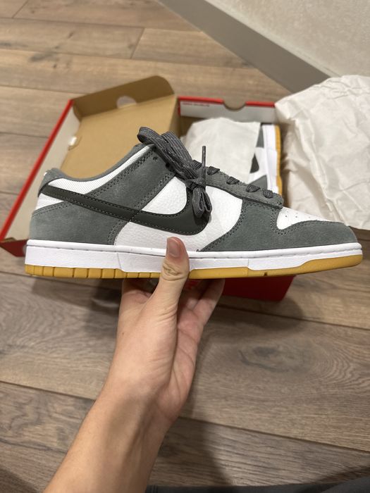 Оригинальные Nike Dunk Low (серый цвет)
