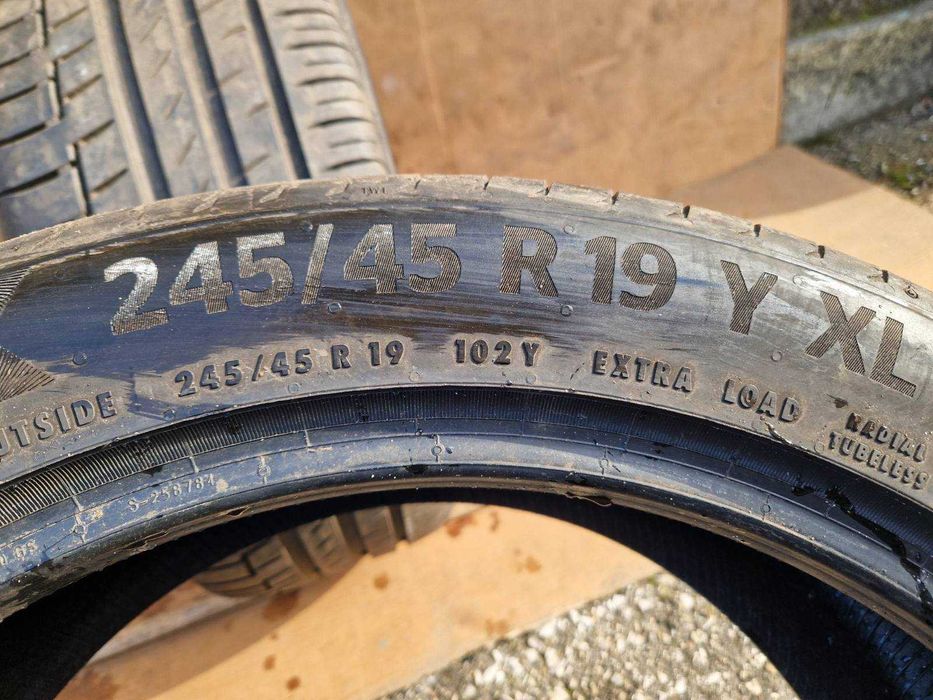 2 Continental R19 245/45 Летни гуми  DOT0623