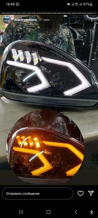 Фары AMG Приора с билэдами
