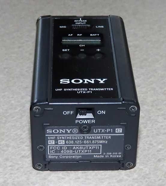 SonyTransmițător wireless UHF microfoane XLR 3 pini-LINIE 638-661MHz
=