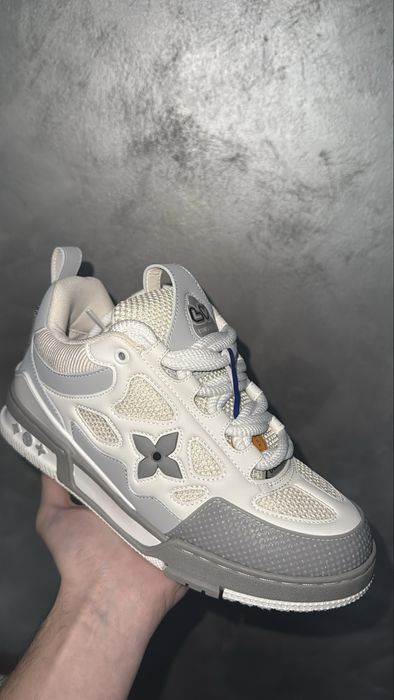 Adidasi LV alb negru