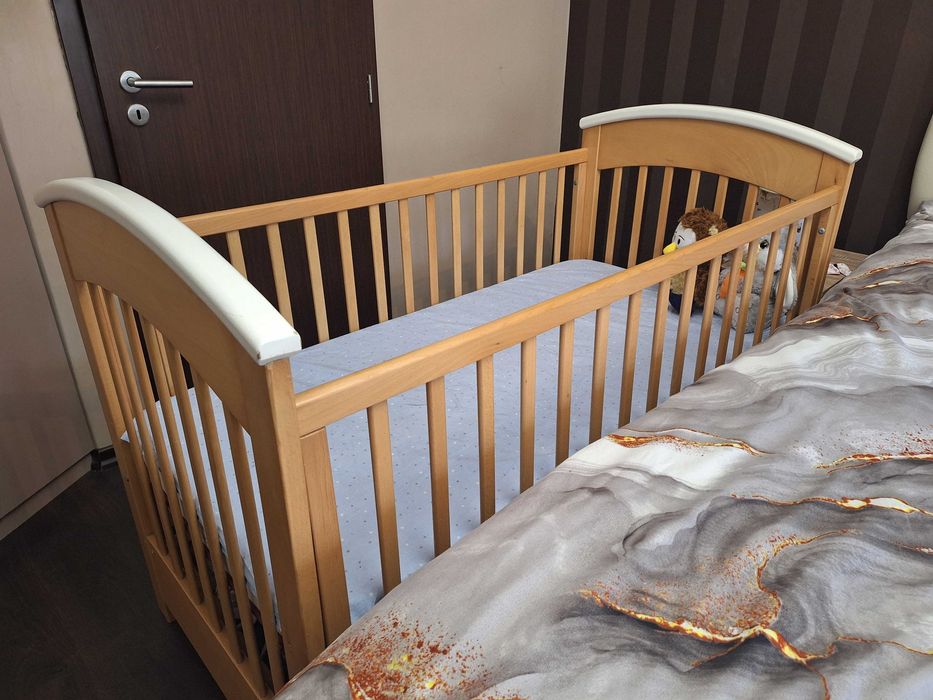 Детска кошара с матрак Pierre Cardin