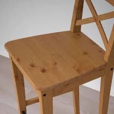 Стул барный IKEA INGOLF коричневый